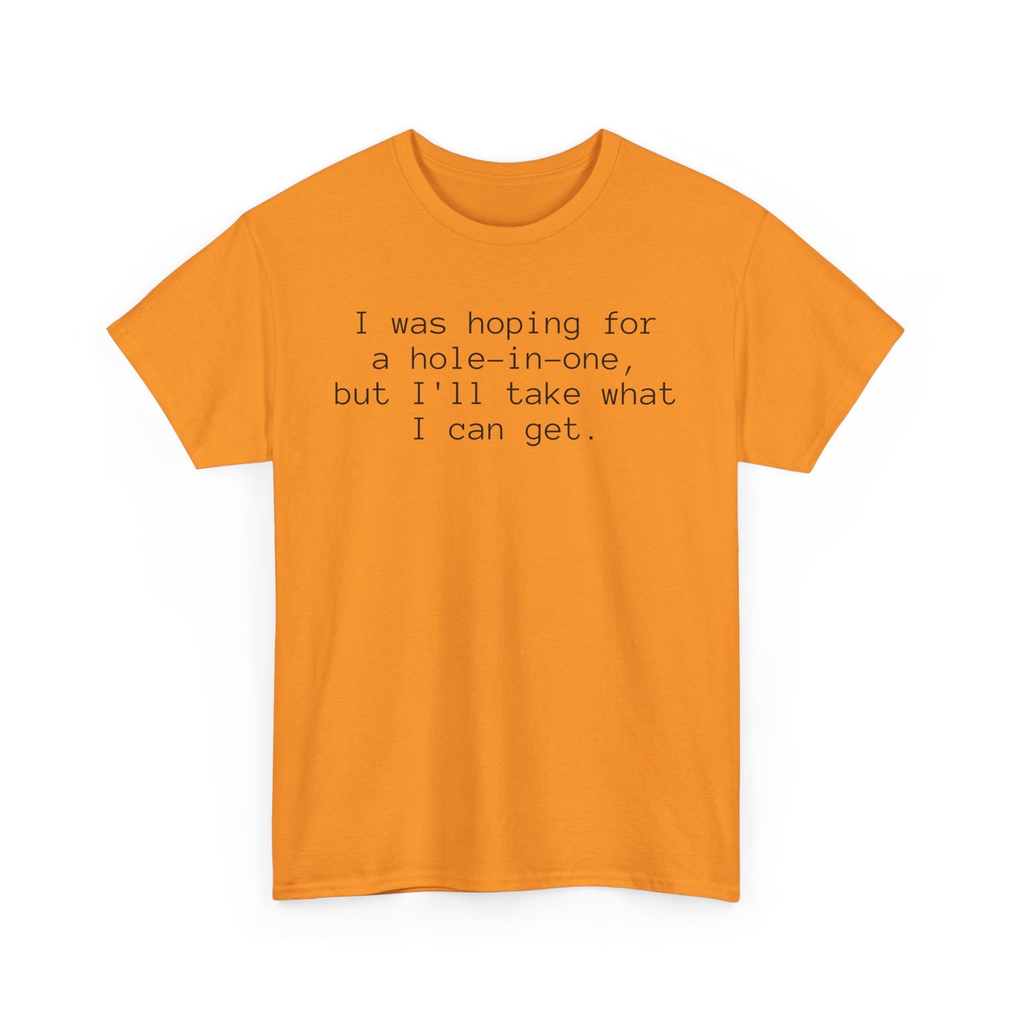 Funny Golf Unisex Tee - hole-in-one