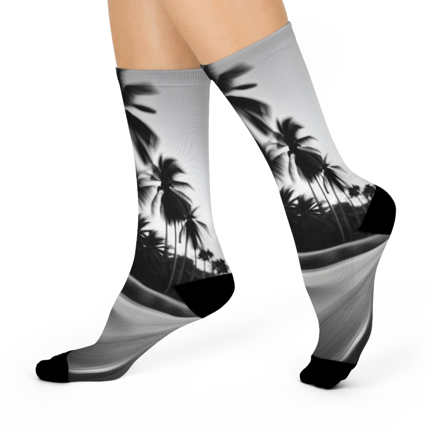 Tropical Golf Cart - Crew Socks