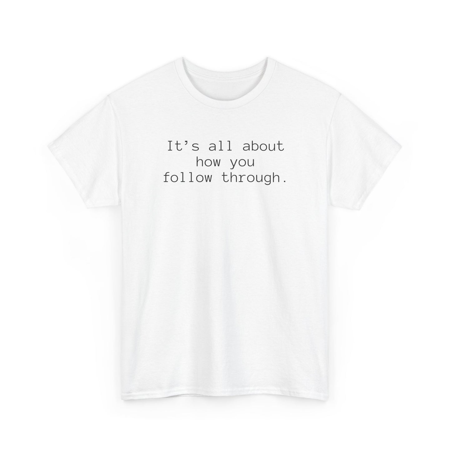 Funny Golf Unisex Tee - follow through
