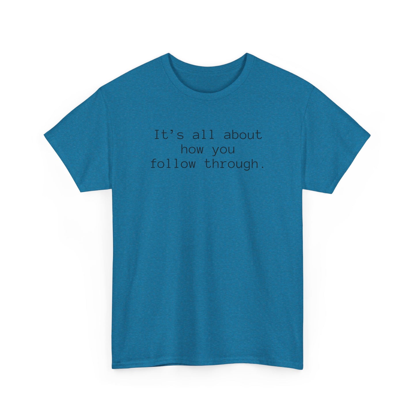 Funny Golf Unisex Tee - follow through