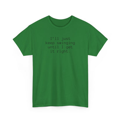 Funny Golf Unisex Tee - get it right