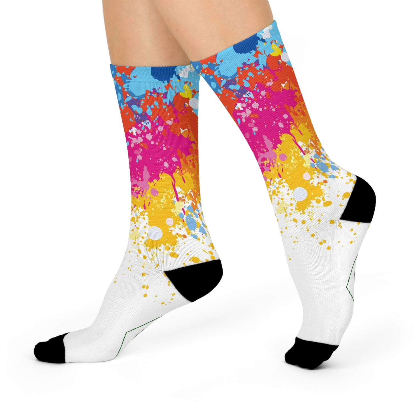 Puddle Splatter Crew Socks