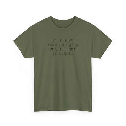 Funny Golf Unisex Tee - get it right