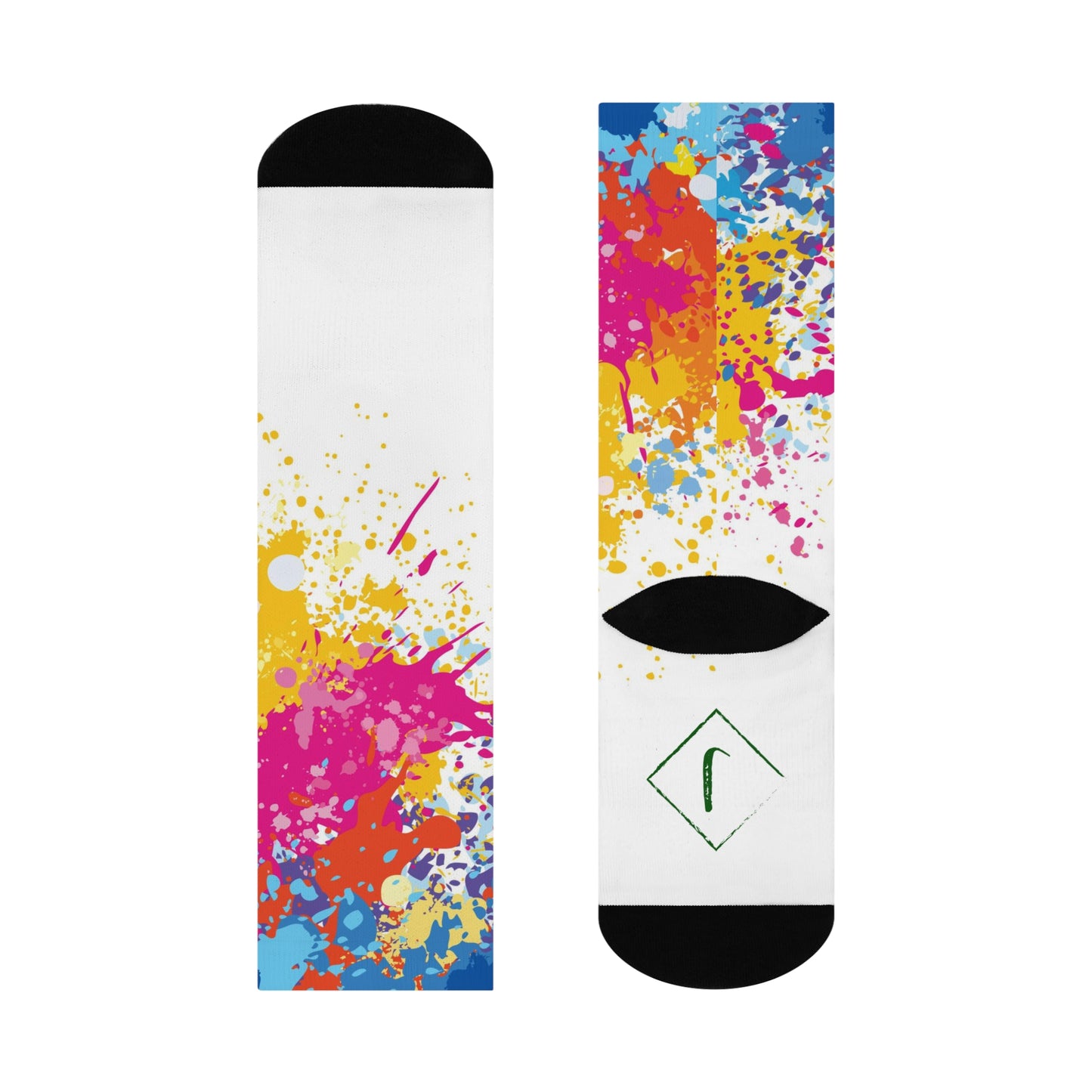 Puddle Splatter Crew Socks