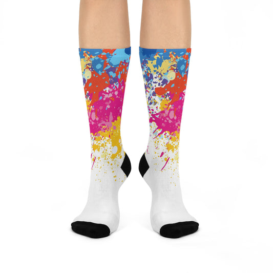 Puddle Splatter Crew Socks