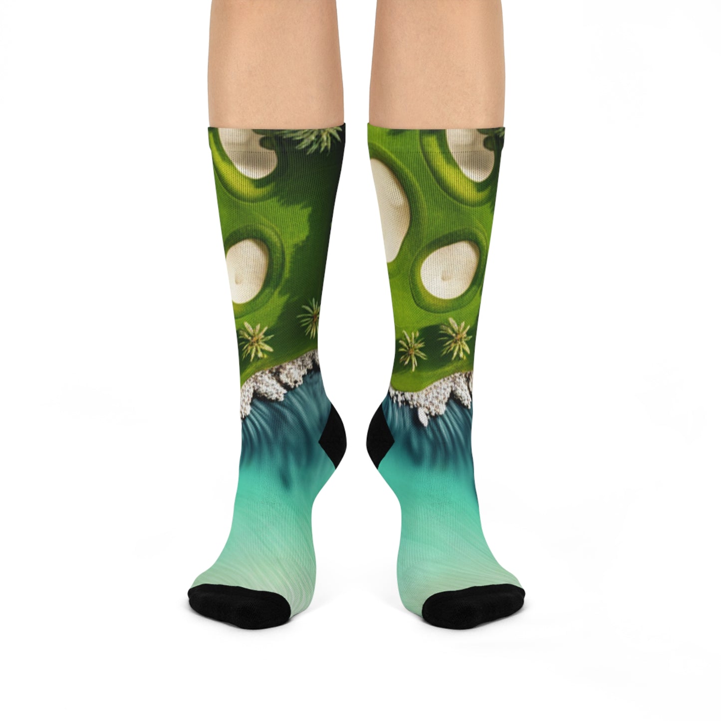 Tropic ocean side - Crew Socks