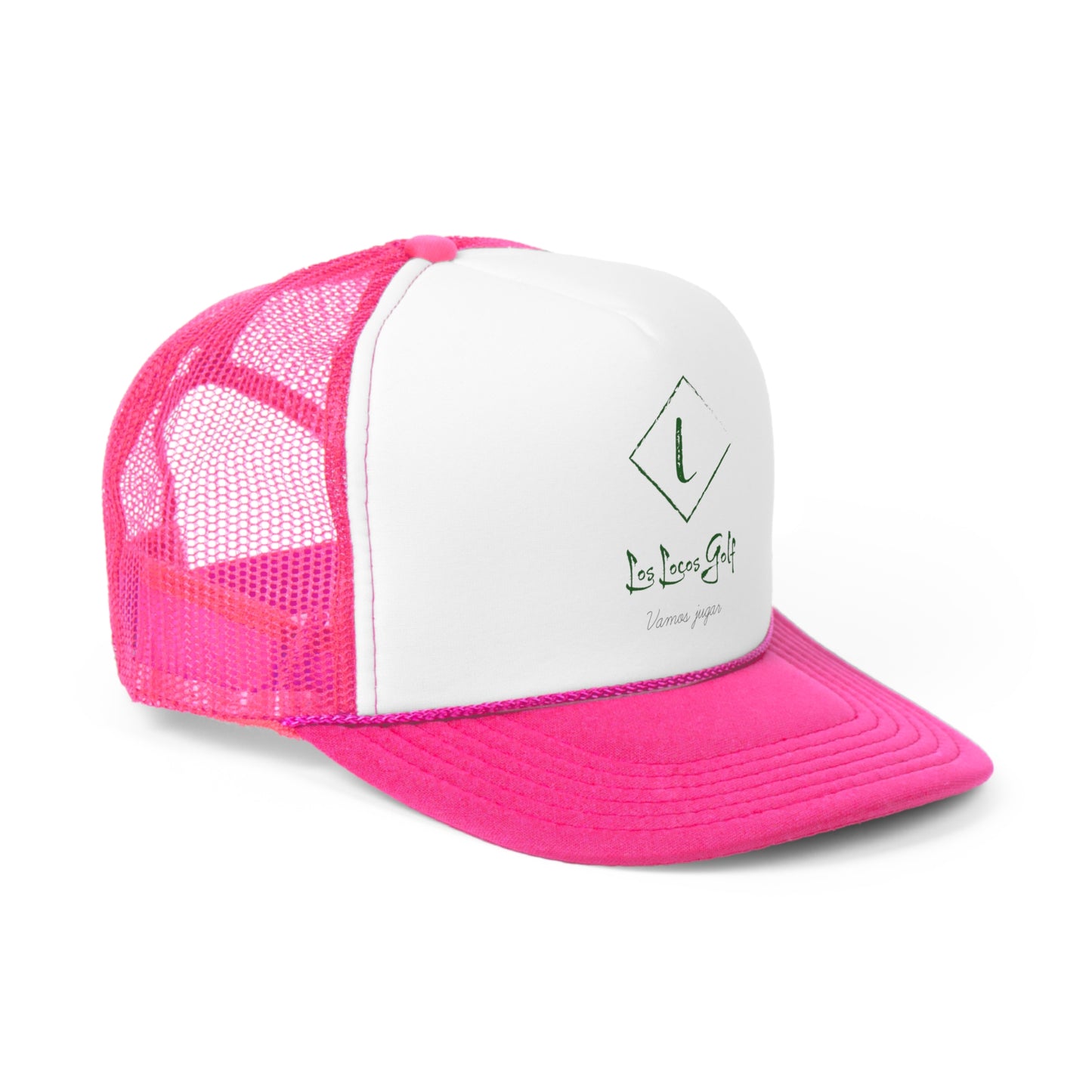 golf hat pink tilt to the left