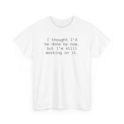 Funny Golf Unisex Tee - working on it