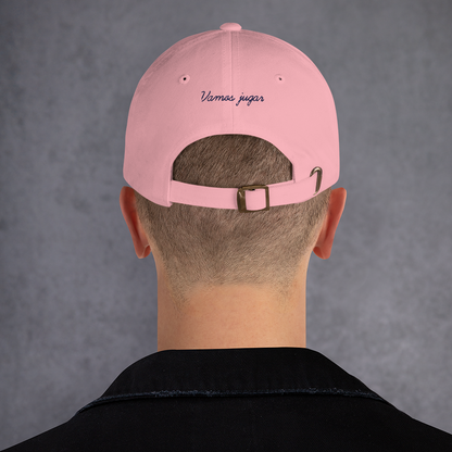 pink golf hat back boy