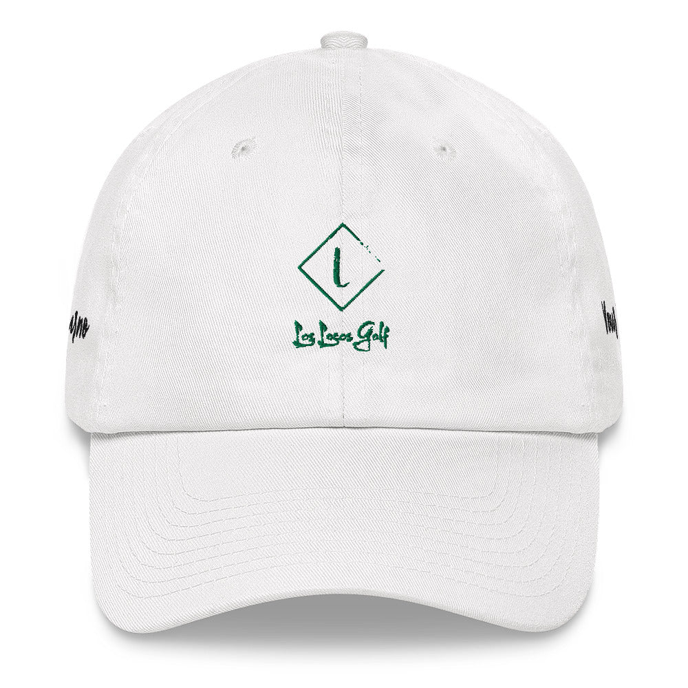 White golf hat front