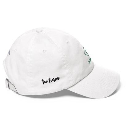 White golf hat side right